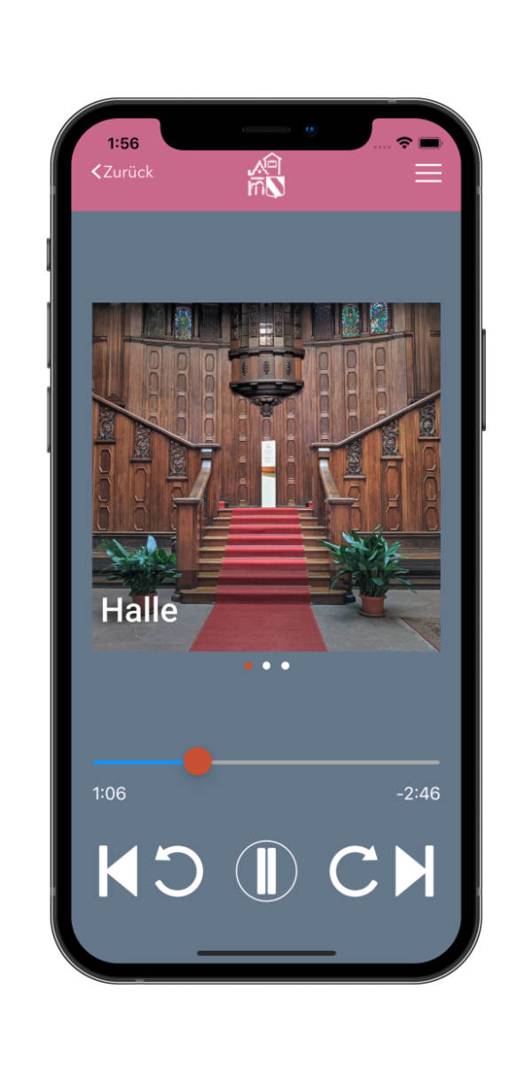 Audioguide Schloss Waldenburg. Copyright: ostmodern